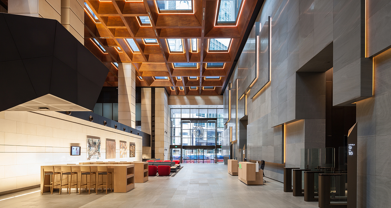 Foyer of the 345 George Street Building NABERS IE